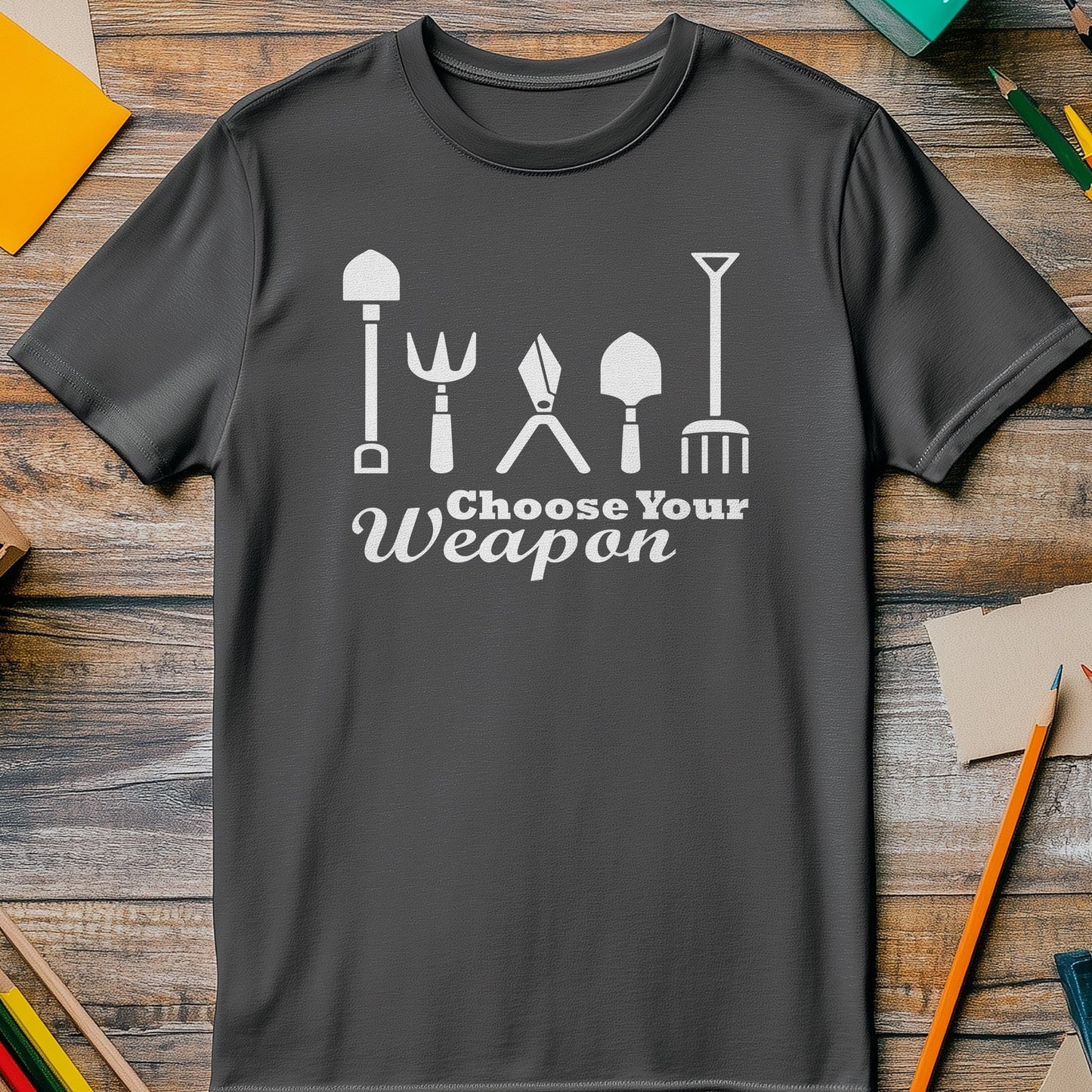 Garden Choose Weapon T-shirt -