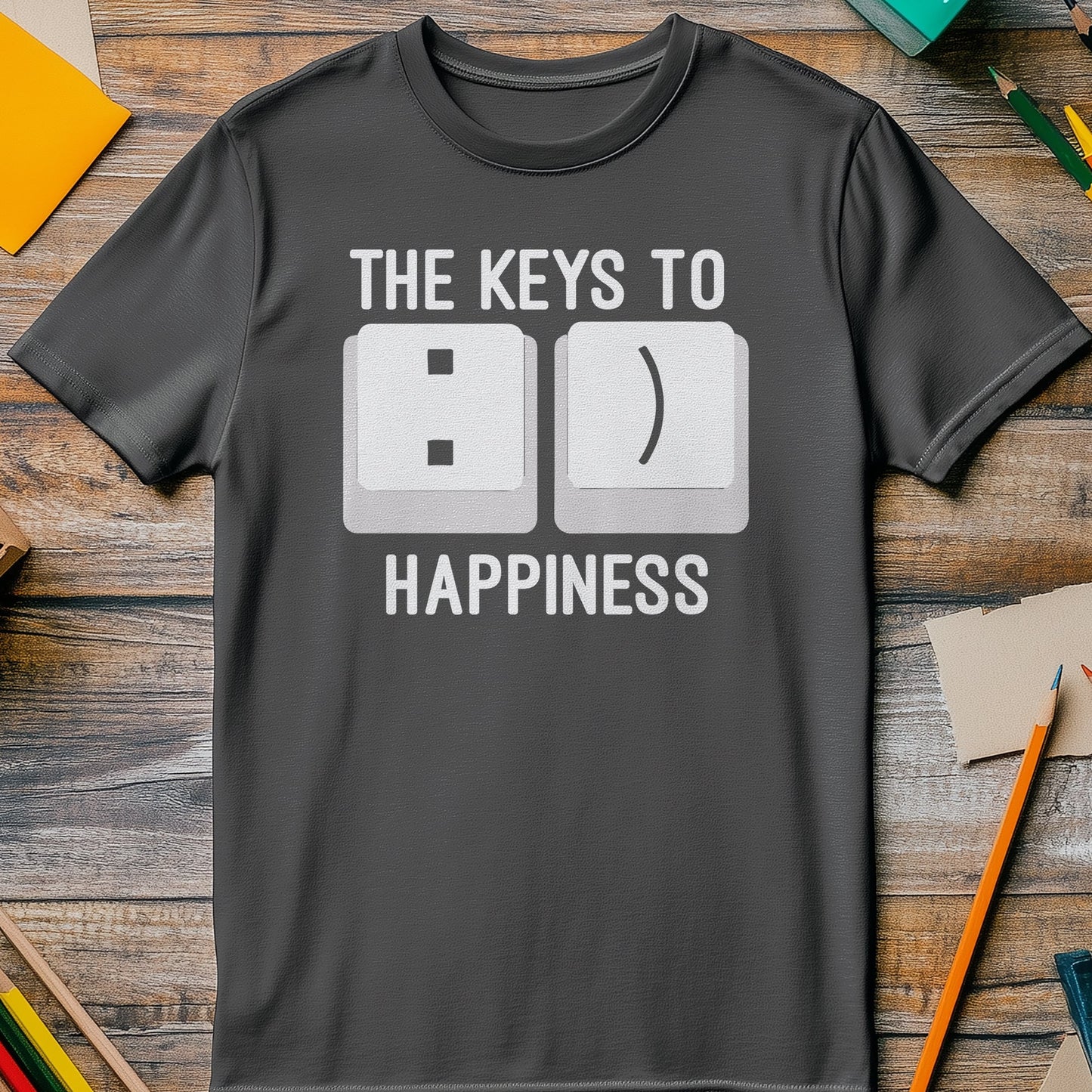 Keys to Happiness T-Shirt - Unlock