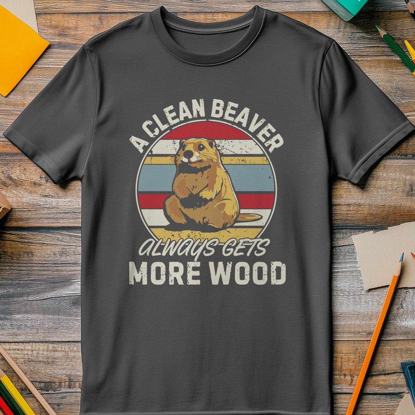 Nice Beaver 5 T-Shirt - A clean beaver