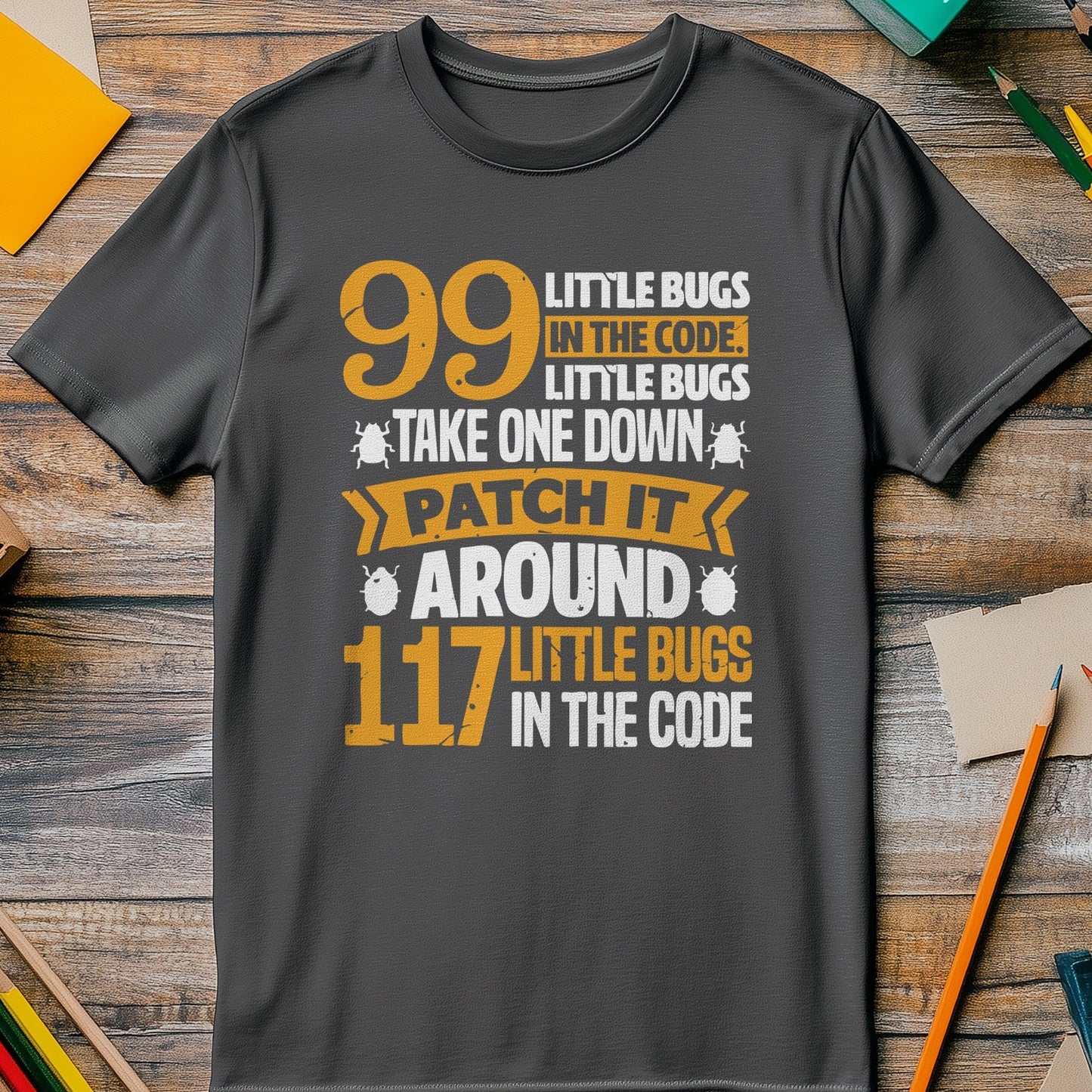 Bugs in the Code 3 T-shirt