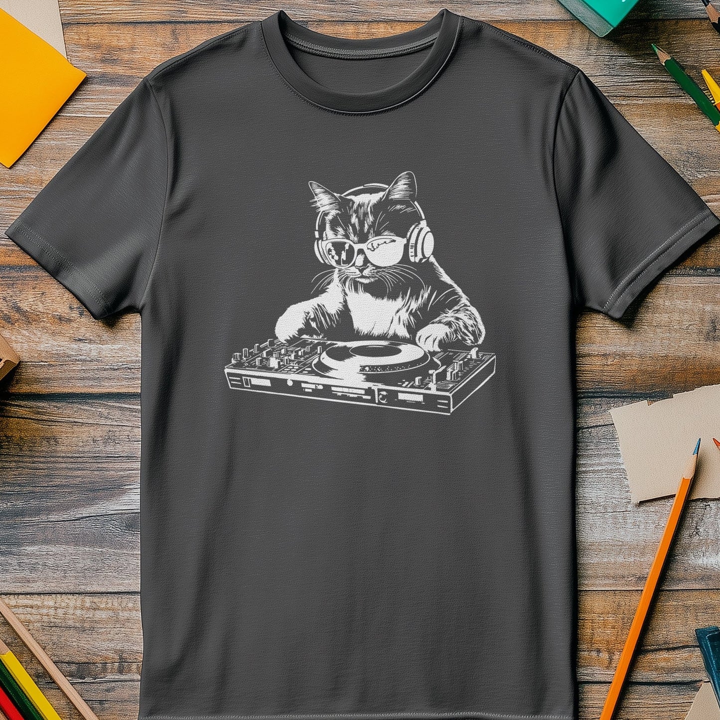 DJ Cat 5 T-shirt