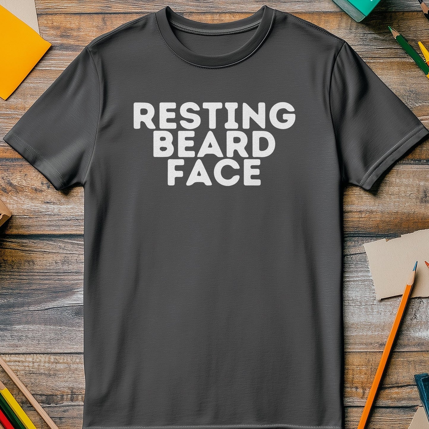 Resting Beard Face 3 T-Shirt