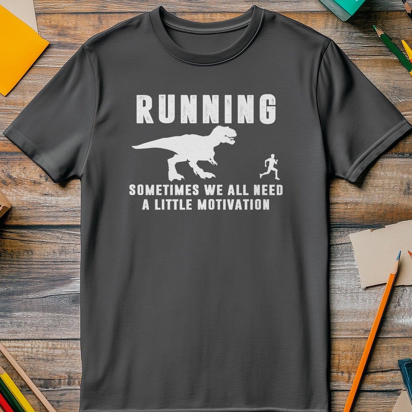 Running T-Rex T-Shirt - Hilariously
