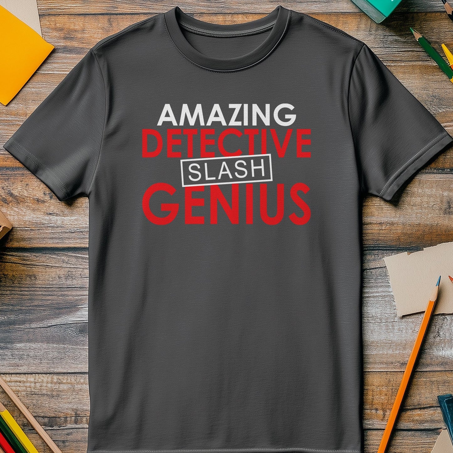 Amazing Detective Slash Genius T-Shirt