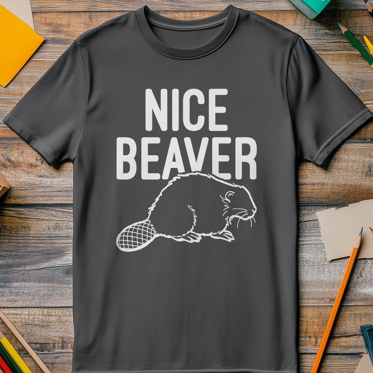 Nice Beaver 1 T-shirt - Hilariously