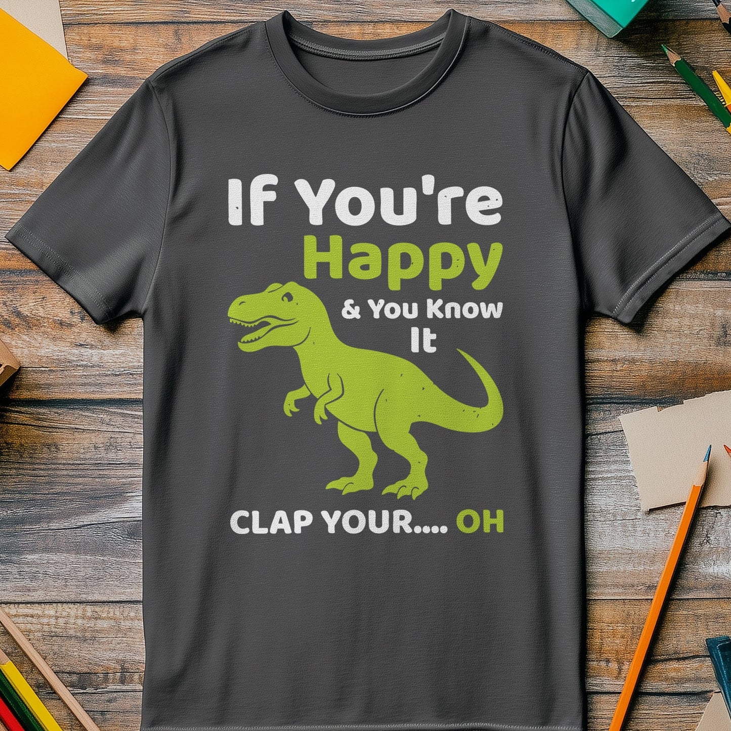 T-Rex Happy 3 T-Shirt
