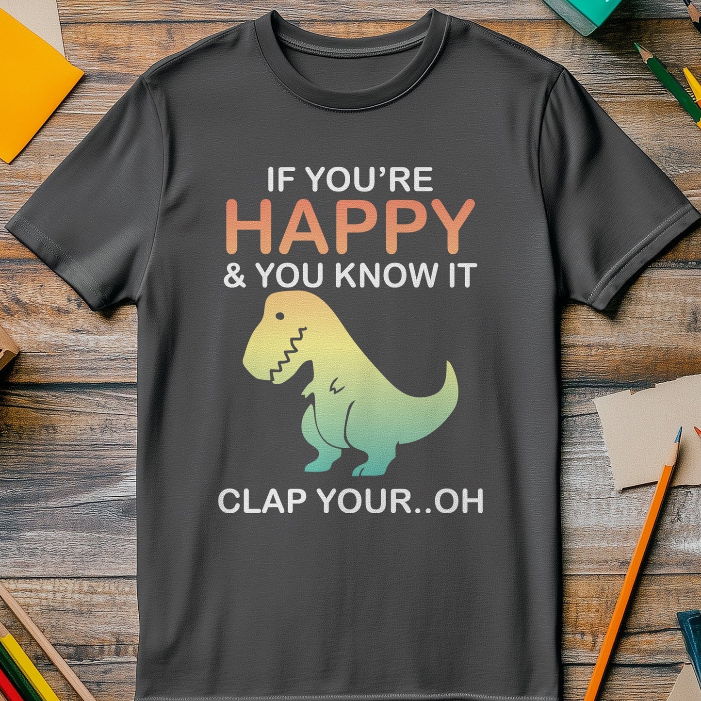 T-Rex Happy 4 T-Shirt