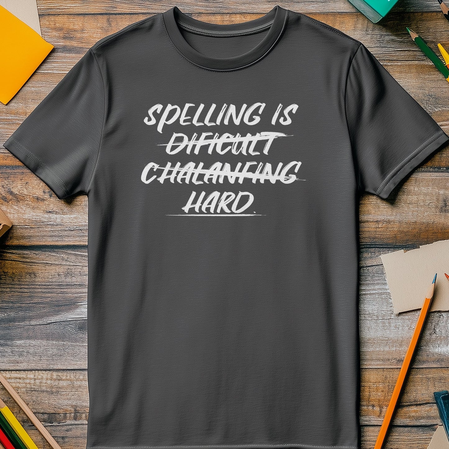 Spelling Is Hard t-shirt - Hilariously