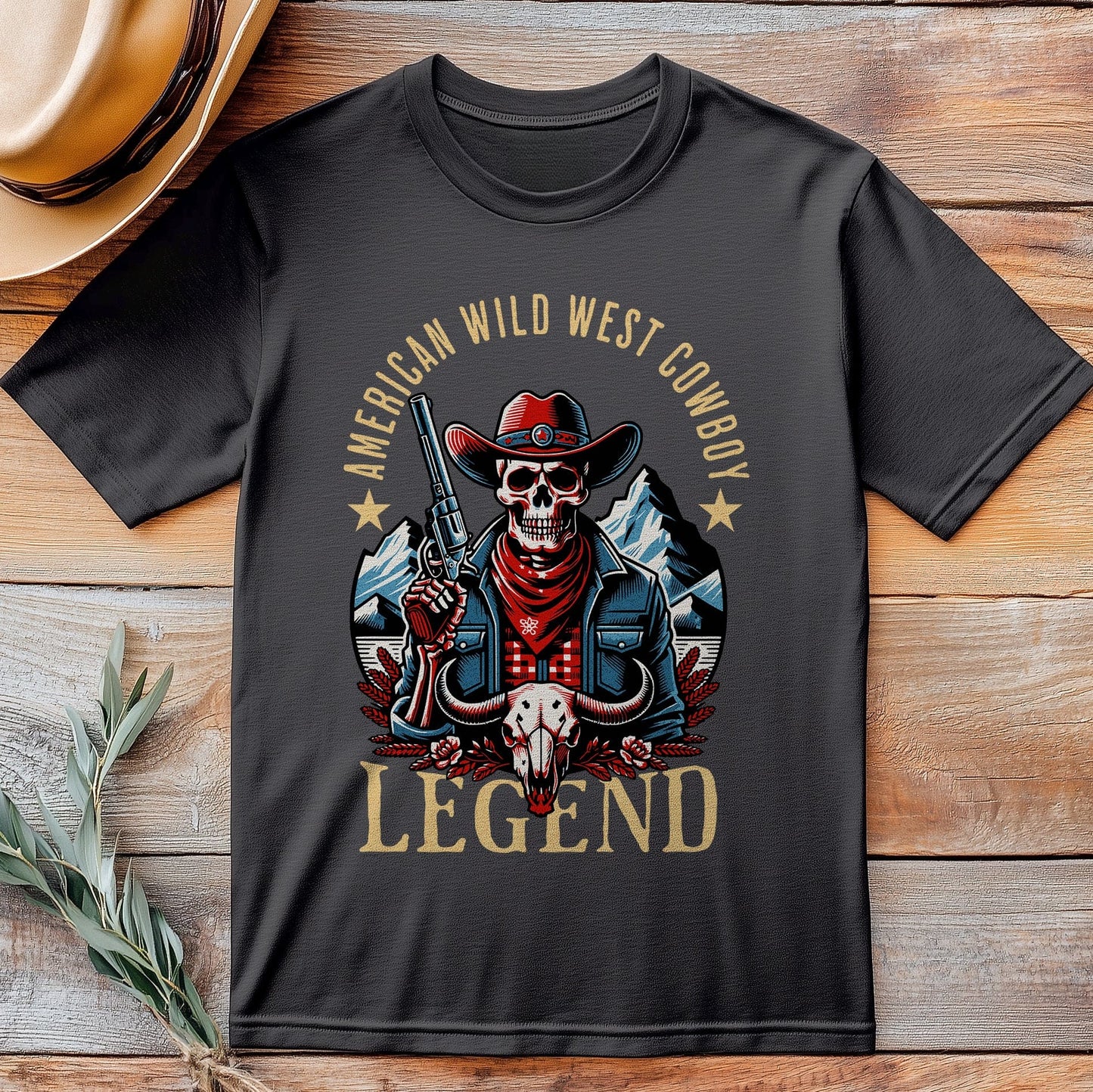 American Wild West Cowboy Legend T-shirt