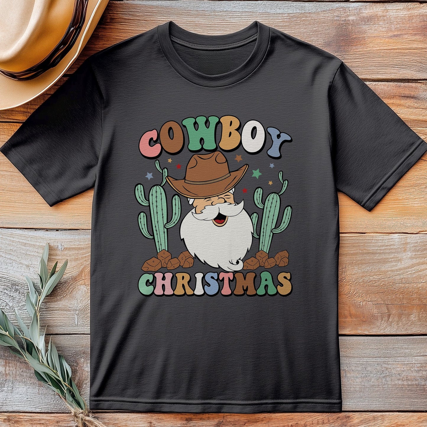 Cowboy Christmas T-shirt