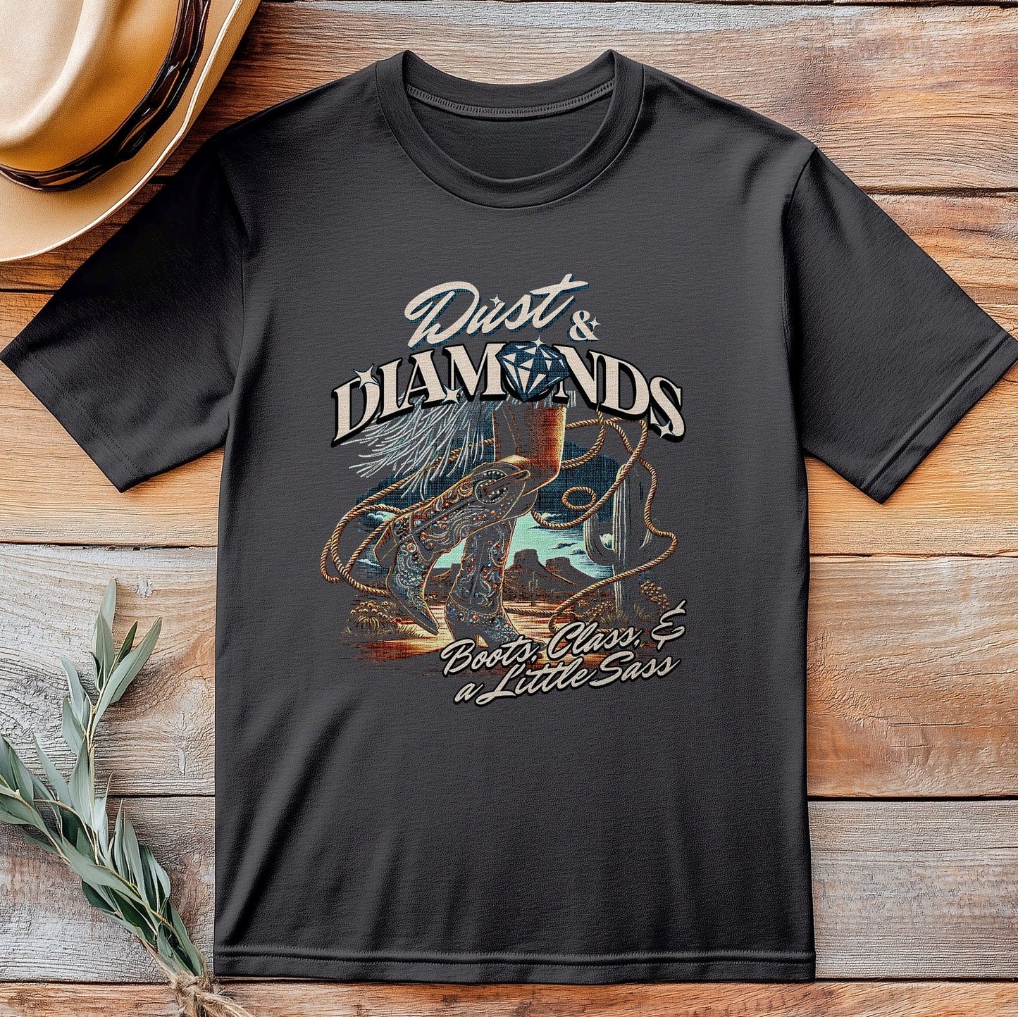 Dust & Diamonds Cowboy T-Shirt