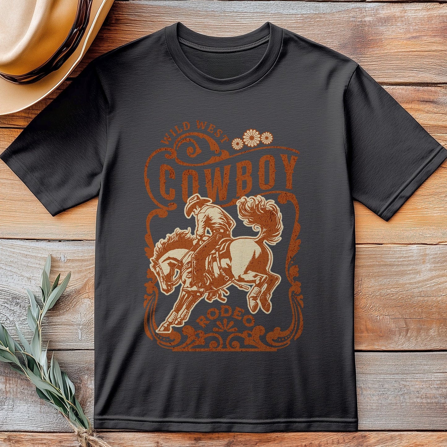Wild West Cowboy Rodeo T-shirt -