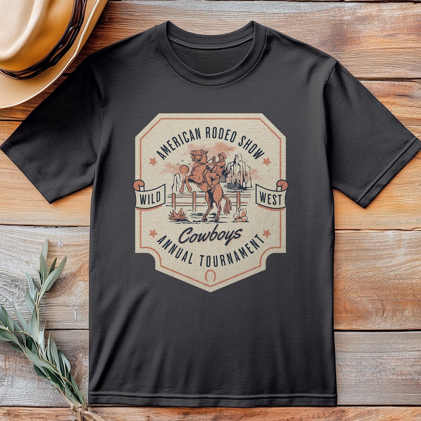 Wild West Rodeo Cowboys T-Shirt