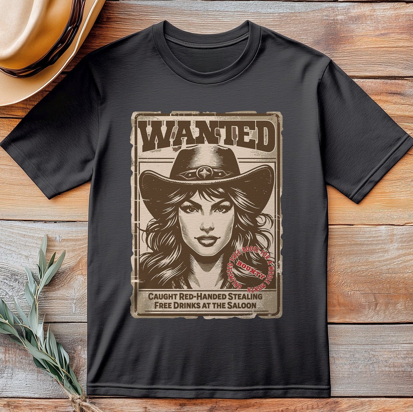 Wanted T-Shirt - Saddle Up for Style!