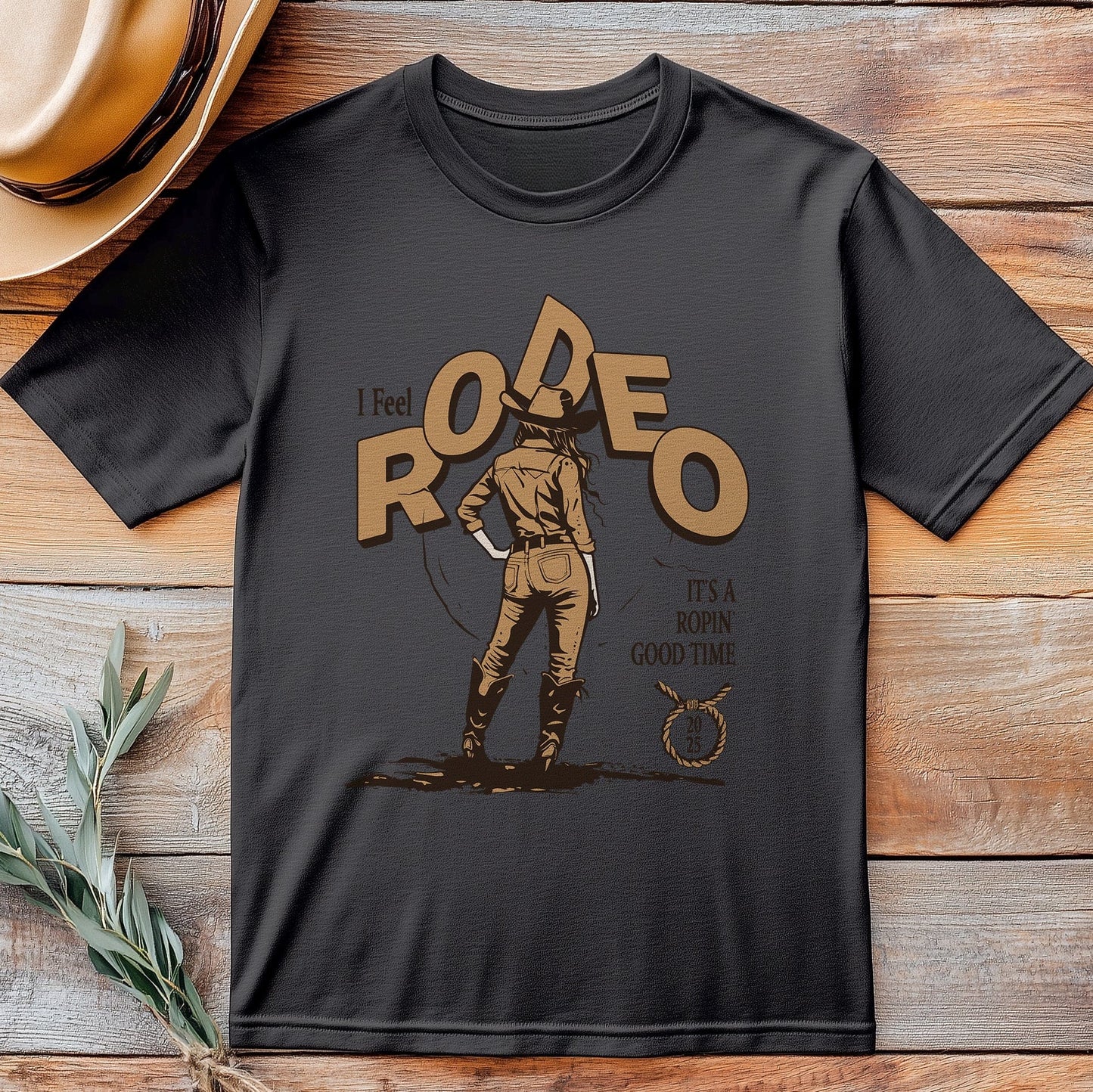 I Feel Rodeo T-shirt - Saddle Up for