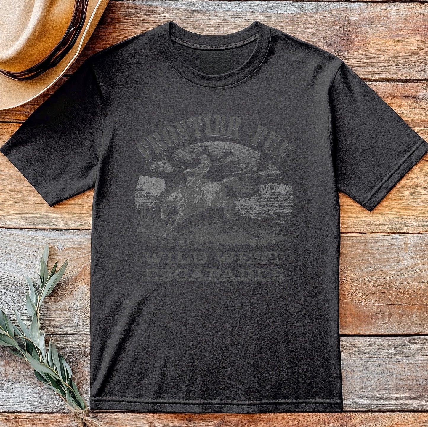 Frontier Fun Grey 2 T-Shirt - Saddle
