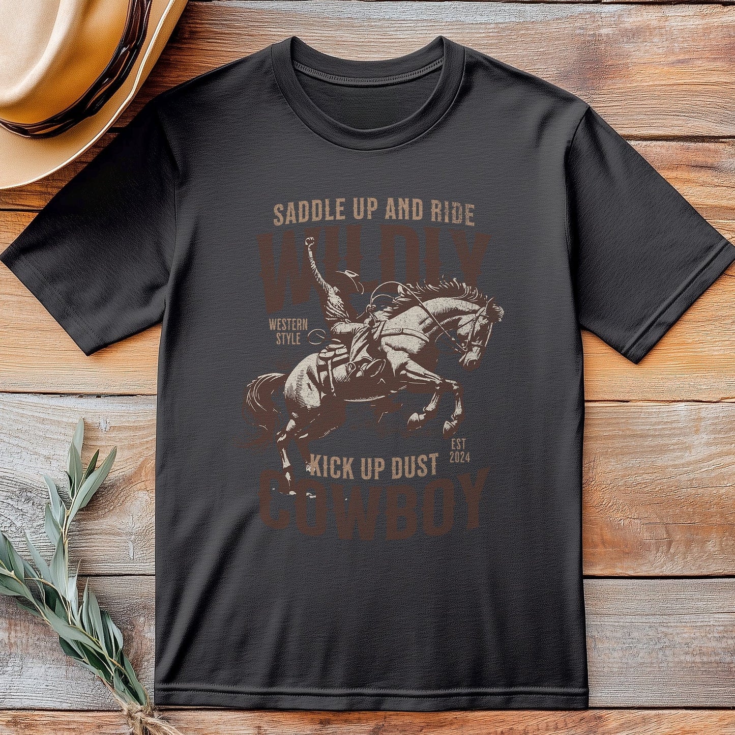 Kick Up Dust Cowboy T-Shirt