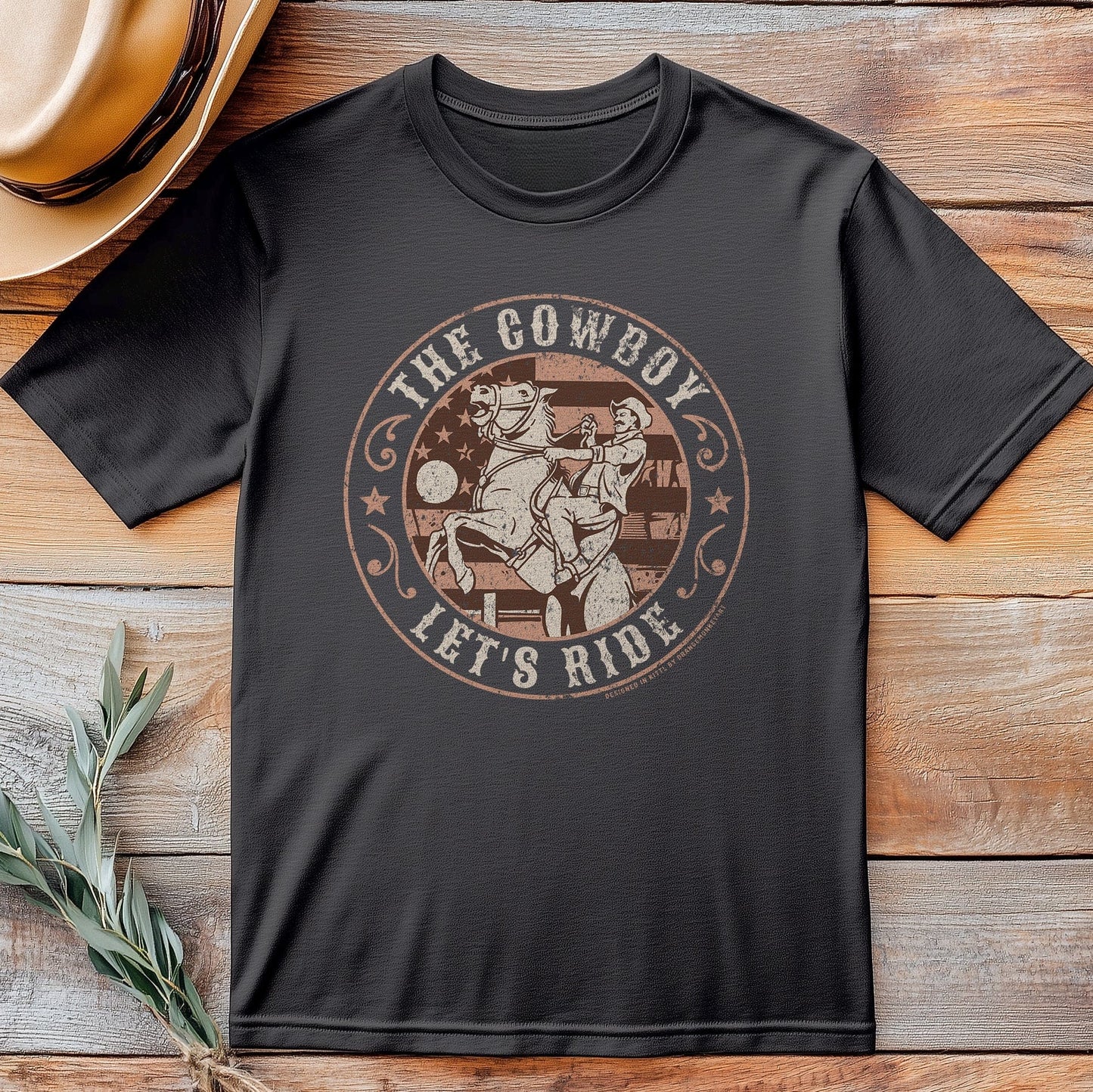 The Cowboy - Let's Ride t-shirt