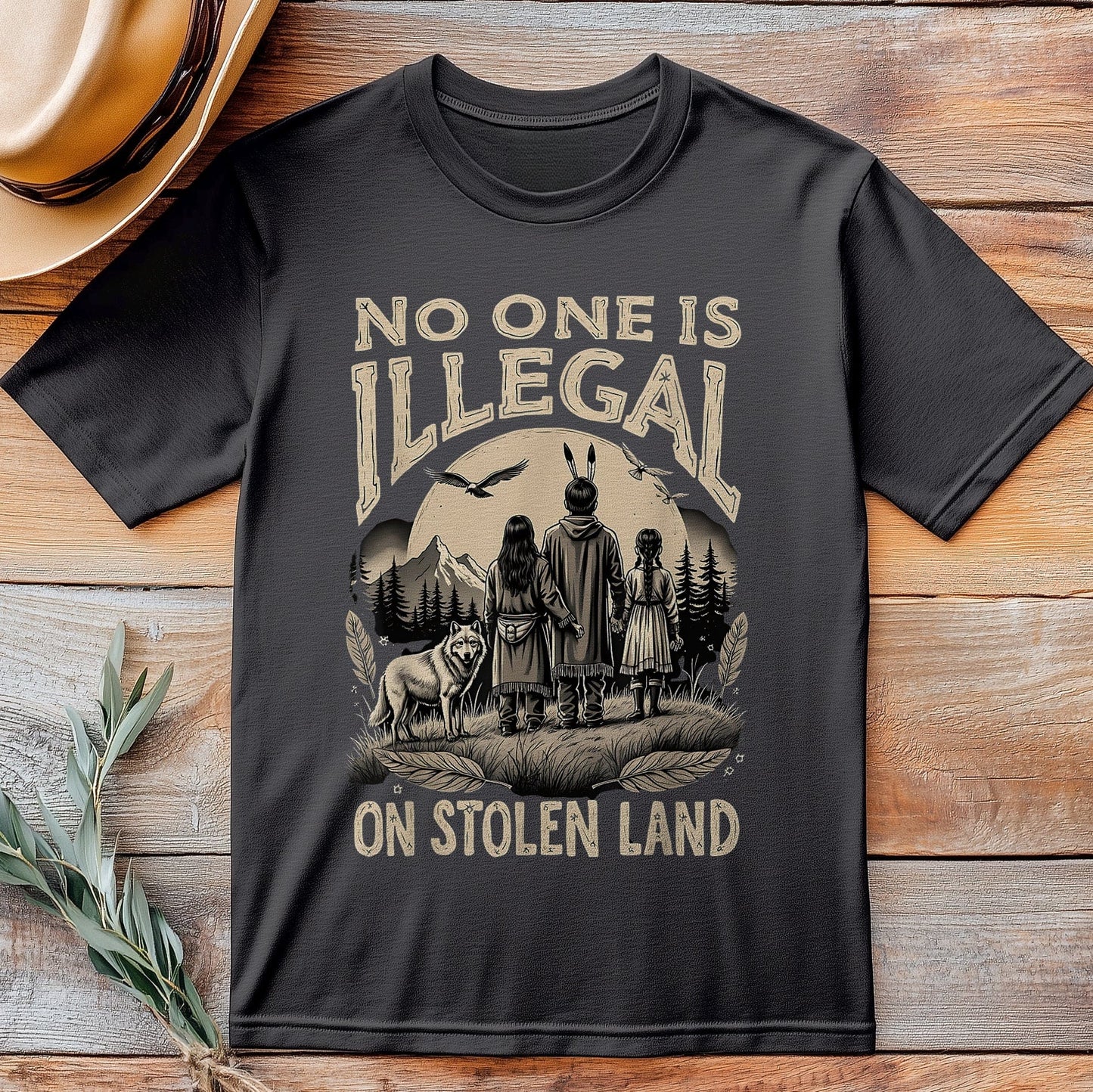 No One Is Illegal T-shirt