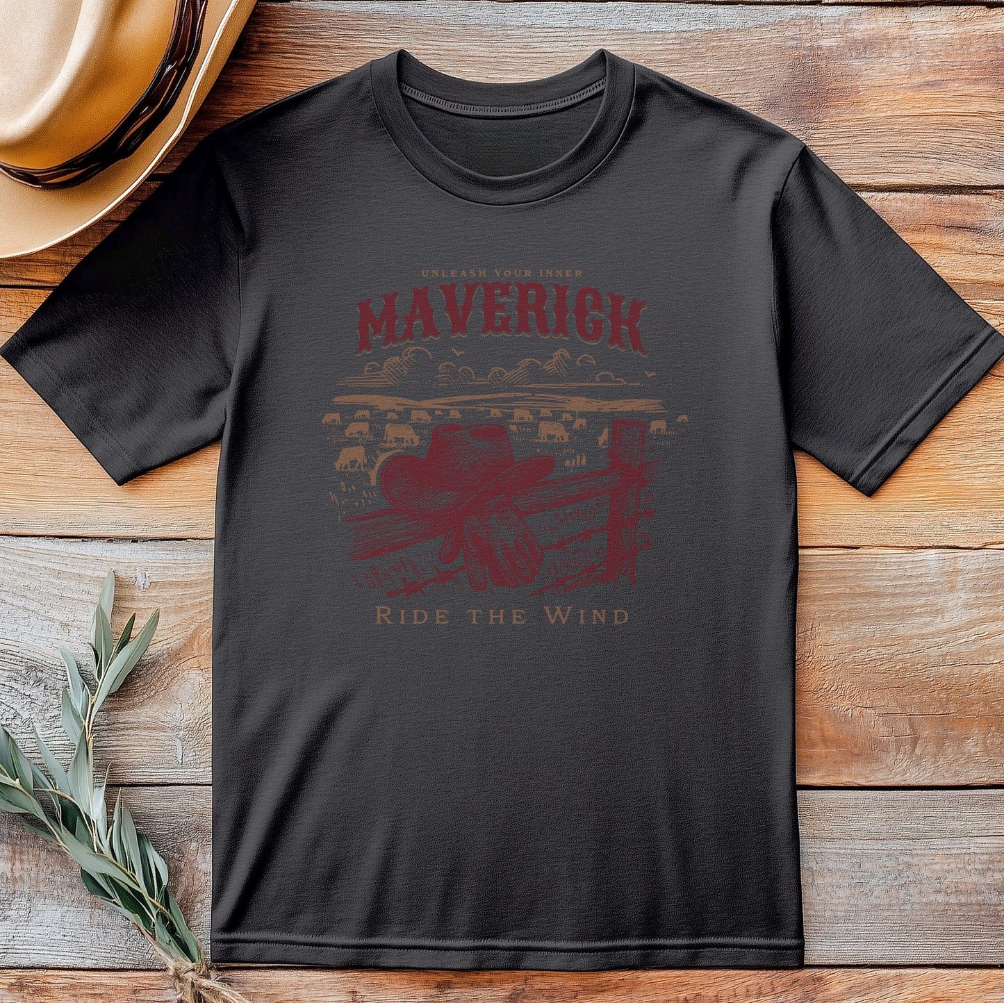 Maverick Cowboy T-Shirt - Saddle Up