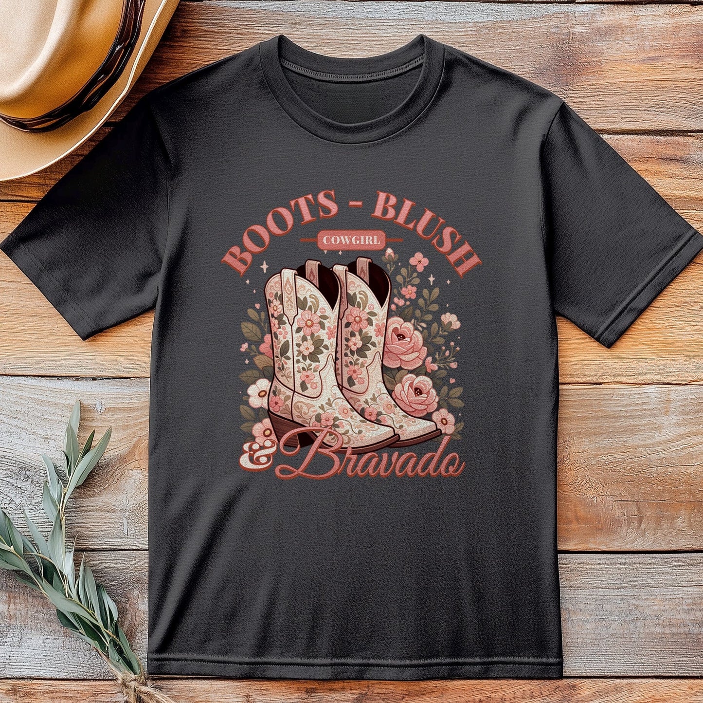 Boots - Blush T-Shirt: