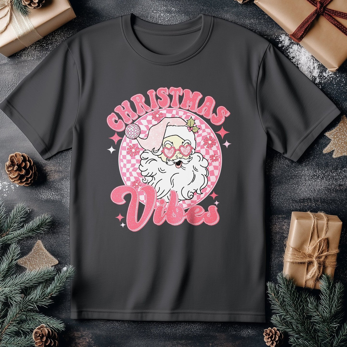 Christmas Vibes T-Shirt - Ho Ho