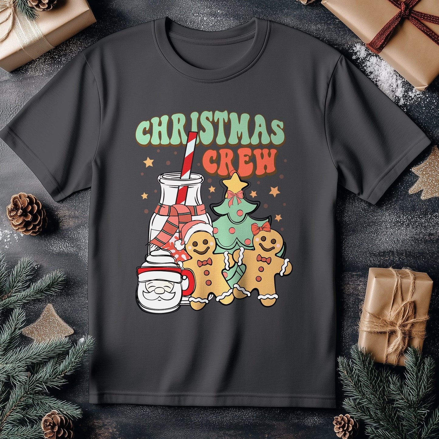 Christmas Crew T-shirt - Get Festive