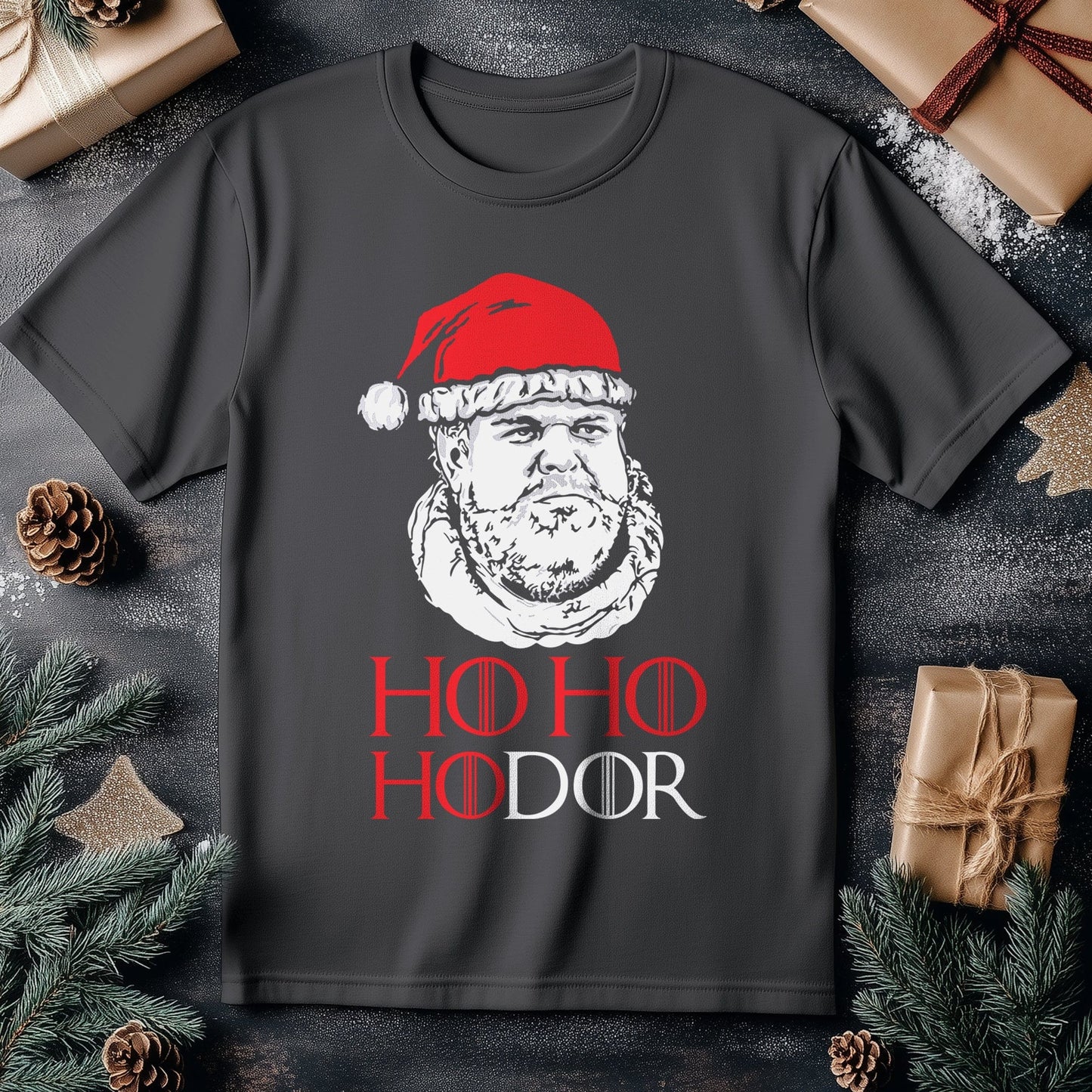 Ho Ho Hodor T-shirt - Festive and