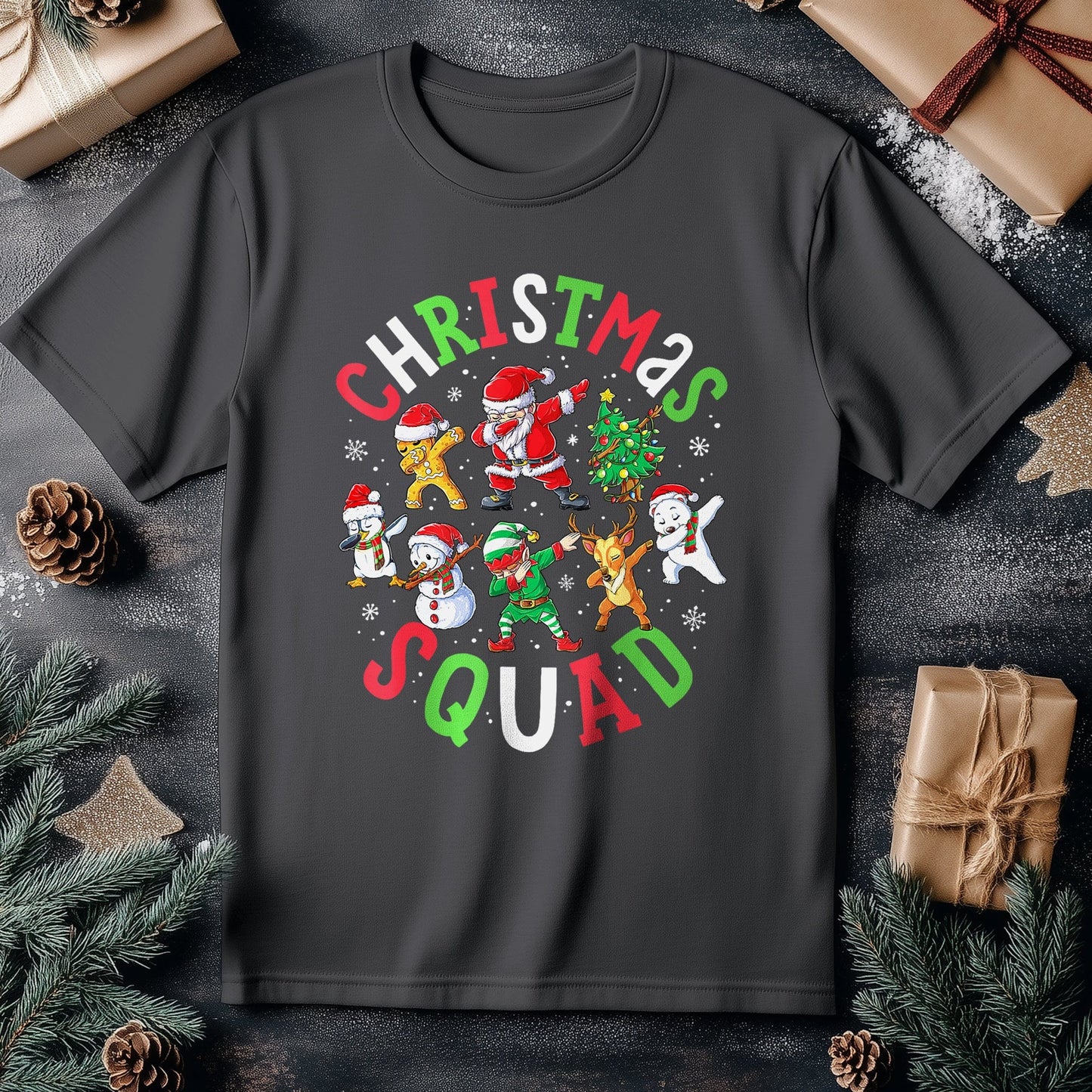 Christmas Squad Santa T-Shirt -