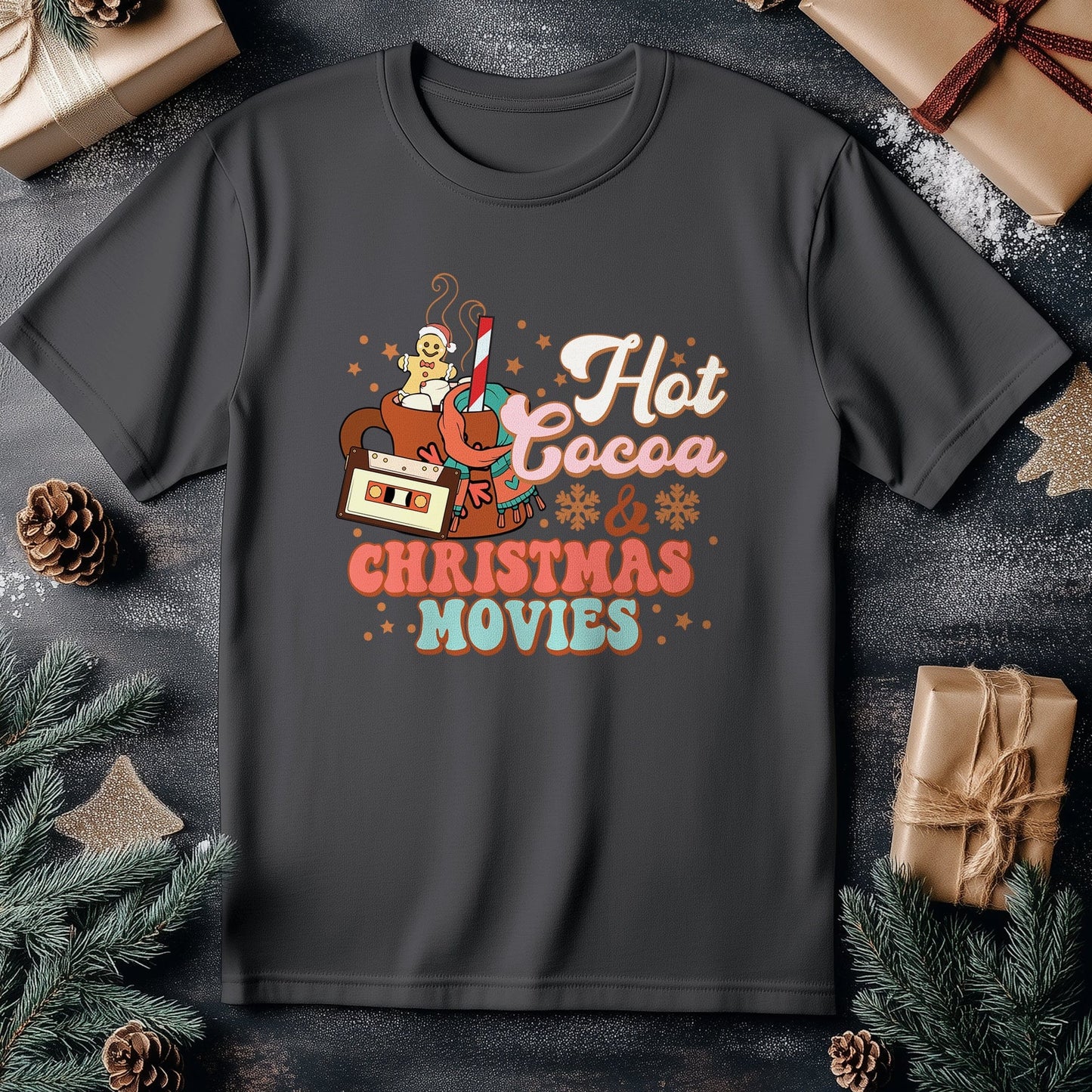 Hot Cocoa & Movies t-shirt - Cozy up