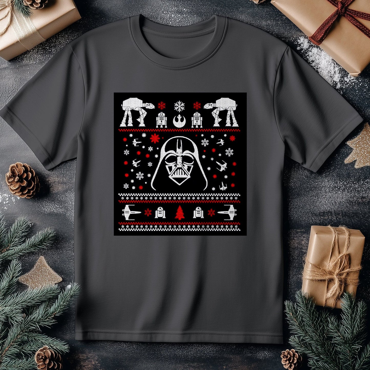 Darth Vader Ugly Christmas T-shirt -