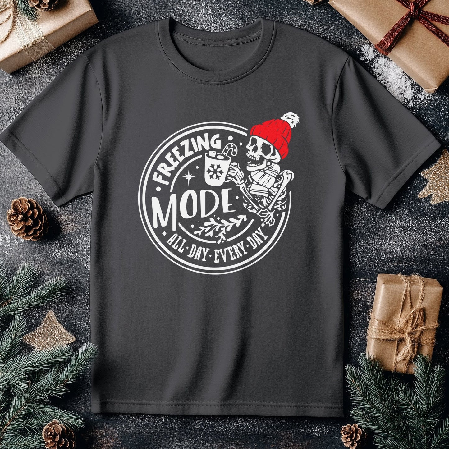 Freezing Mode Skeleton T-Shirt