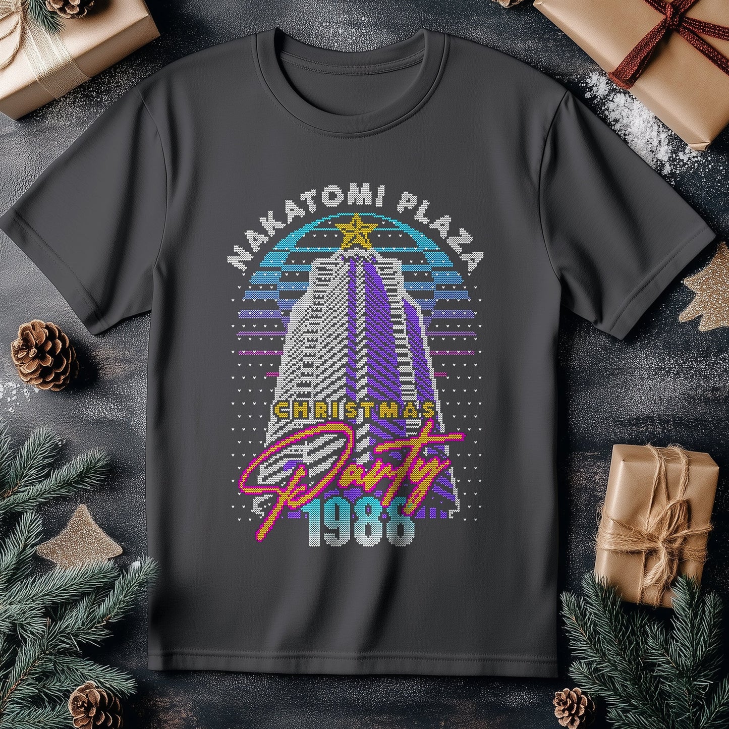 Nakatomi Party 1988 Pixel t-shirt -