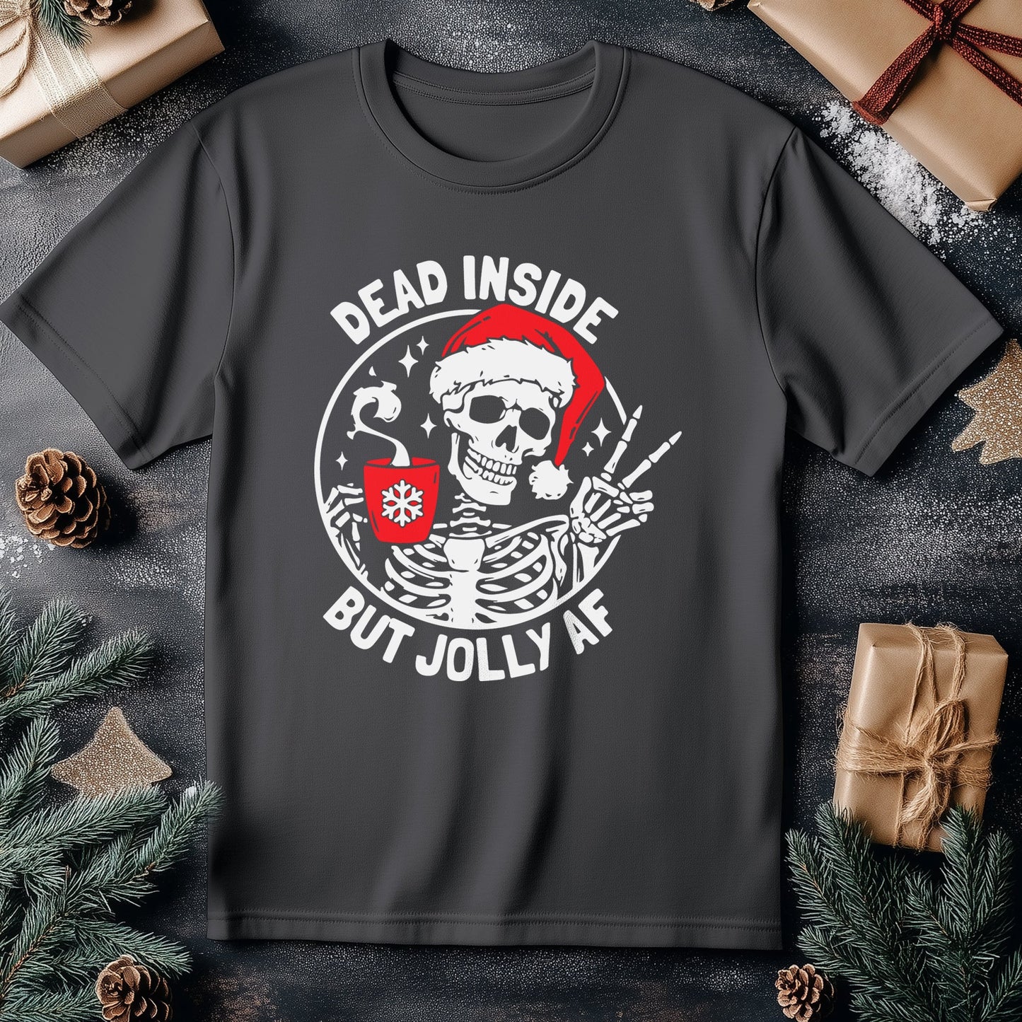 Jolly AF Skeleton T-Shirt - Dead