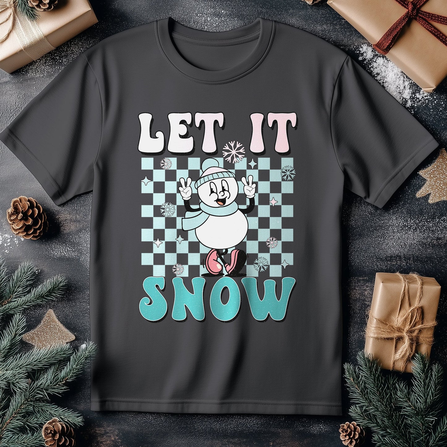 Let It Snow Snowman Tee - Hilarious