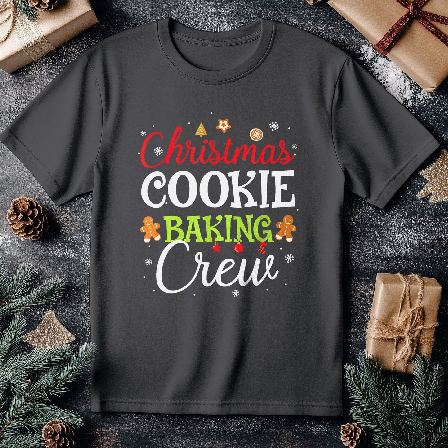 Christmas Cookie Baking Crew T-Shirt