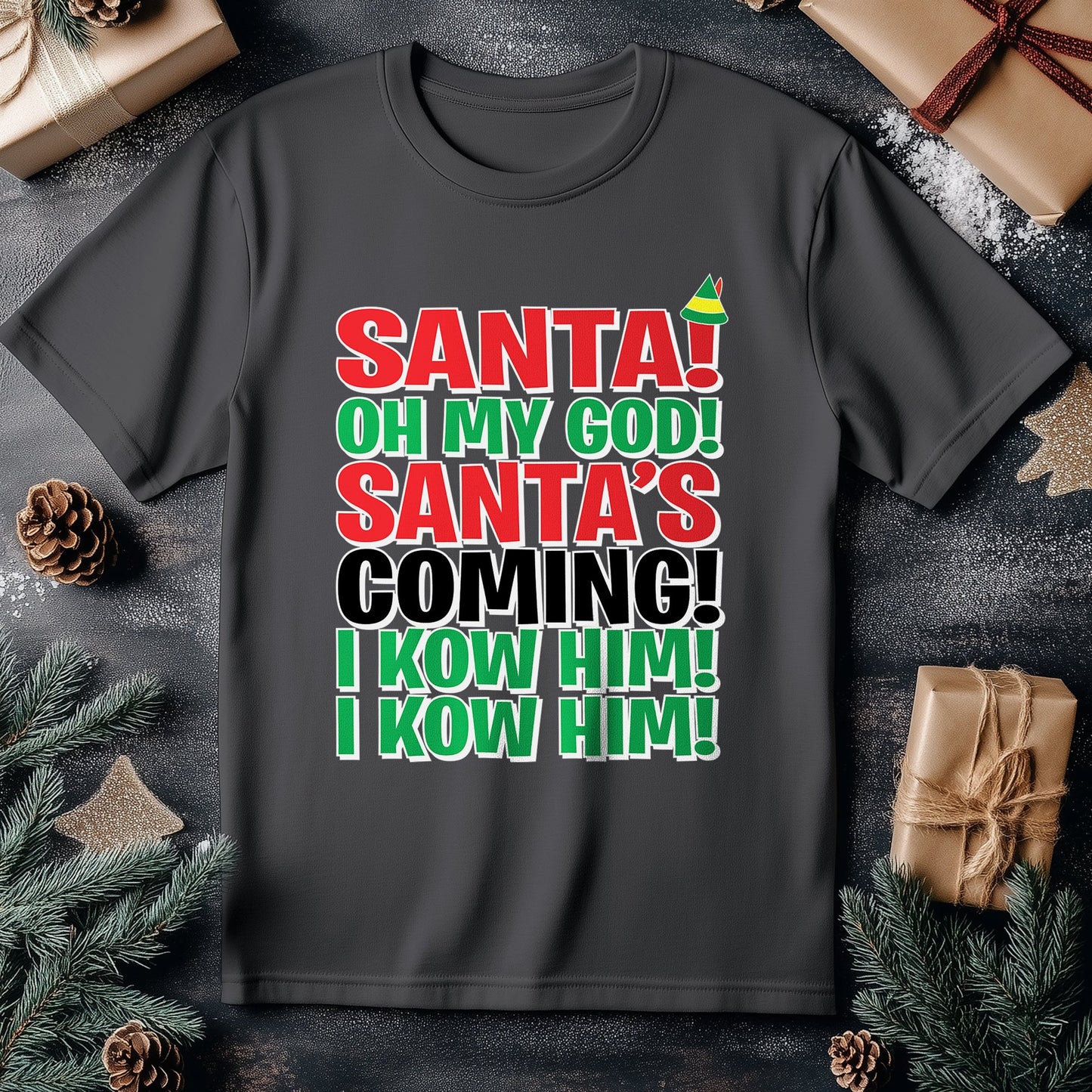 Santa I Know Him t-shirt - Ho Ho