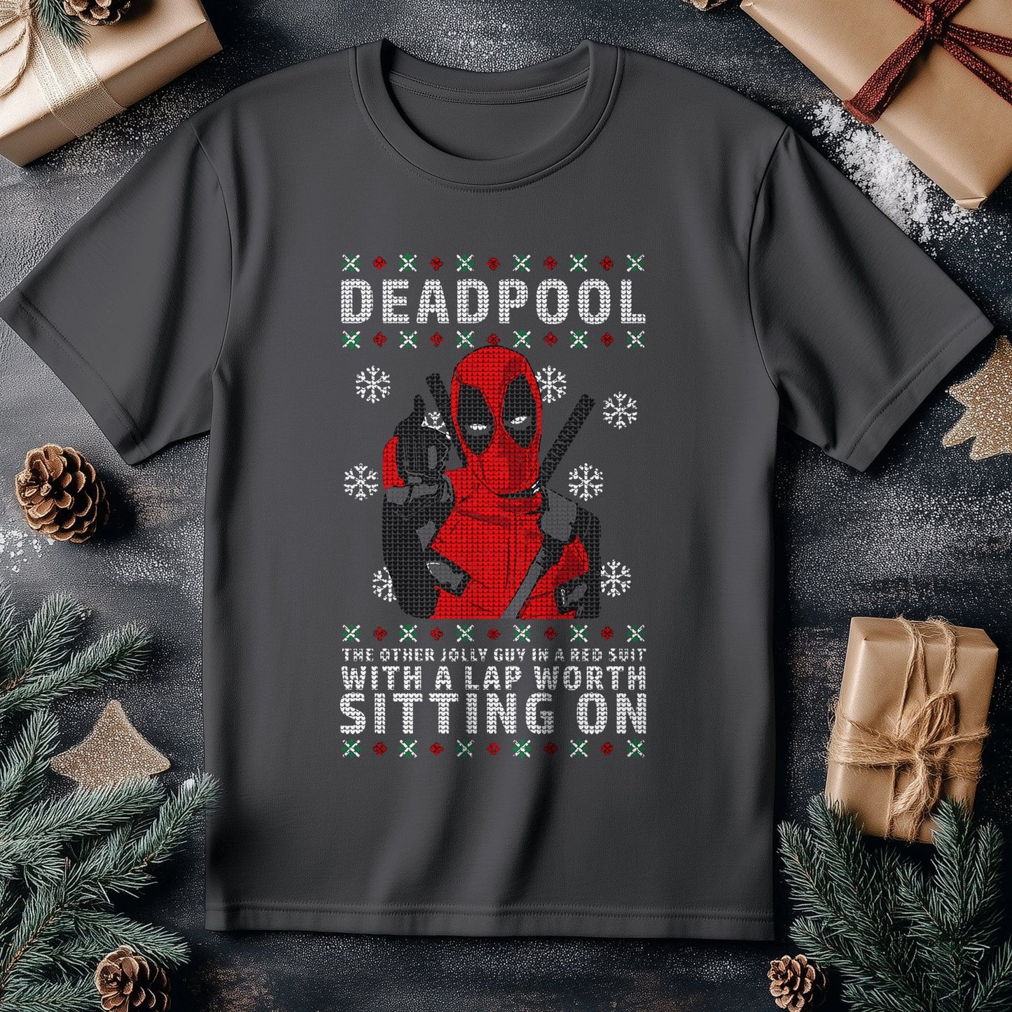 Deadpool Sit on My Lap T-Shirt -