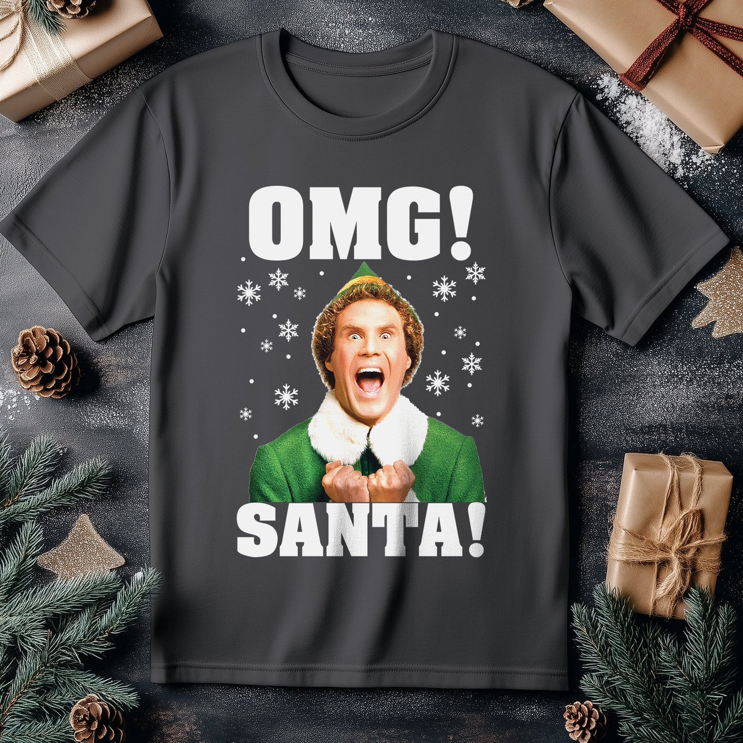 OMG Santa! Buddy Elf T-shirt -