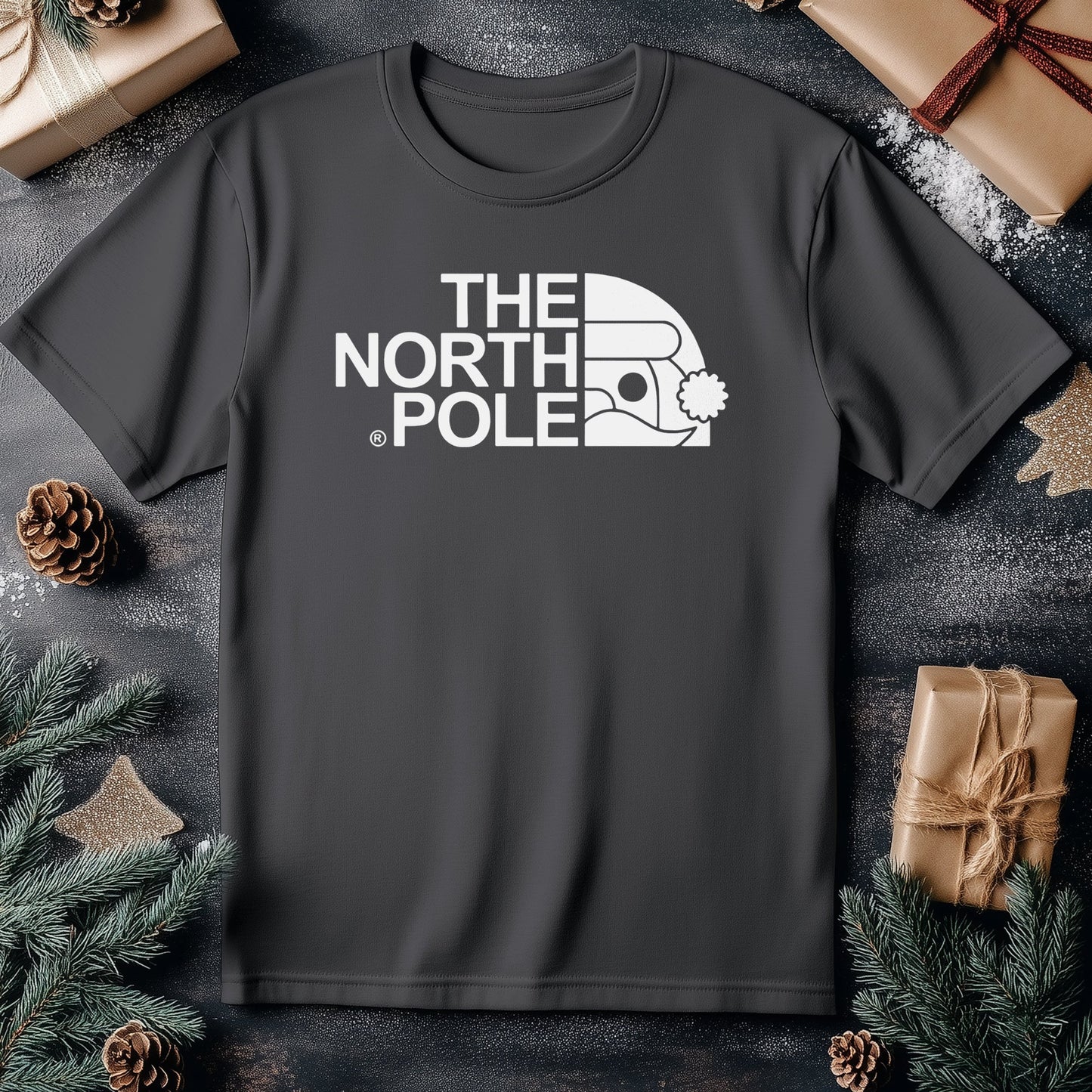 North Pole Santa Face T-shirt - Ho