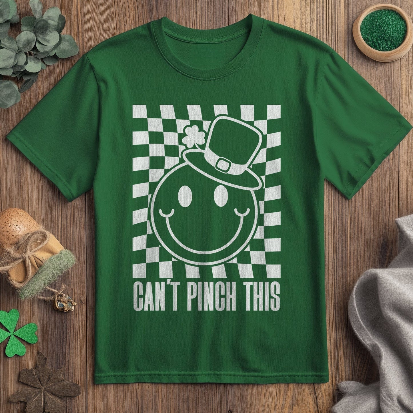 St. Patrick's Day Smiley T-shirt