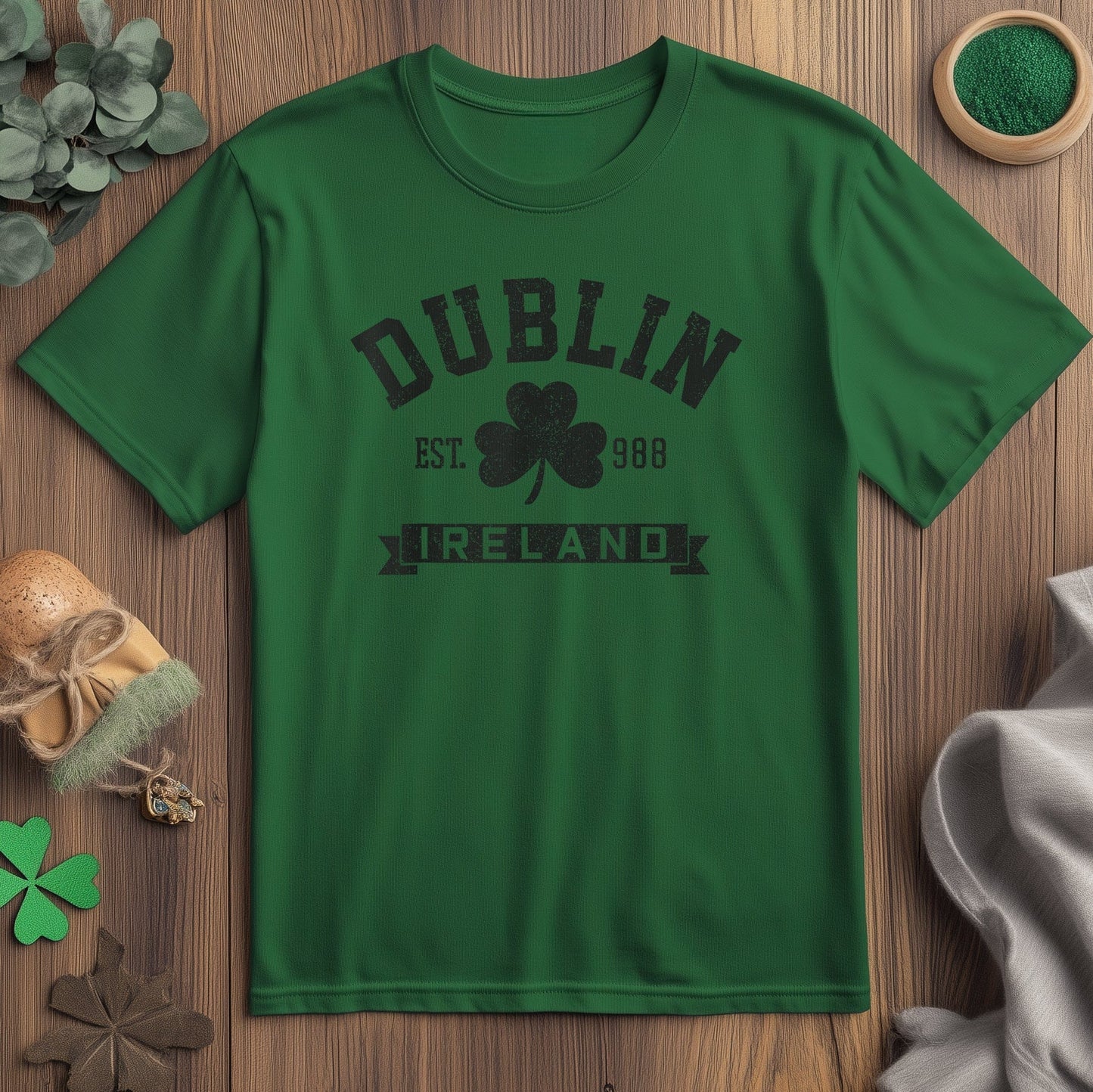 Dublin Ireland Est 988 T-shirt