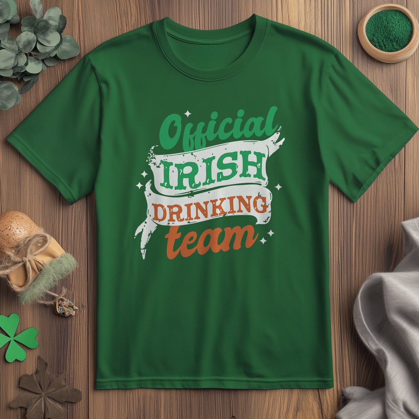 Distressed Irish Drinking Team T-Shirt