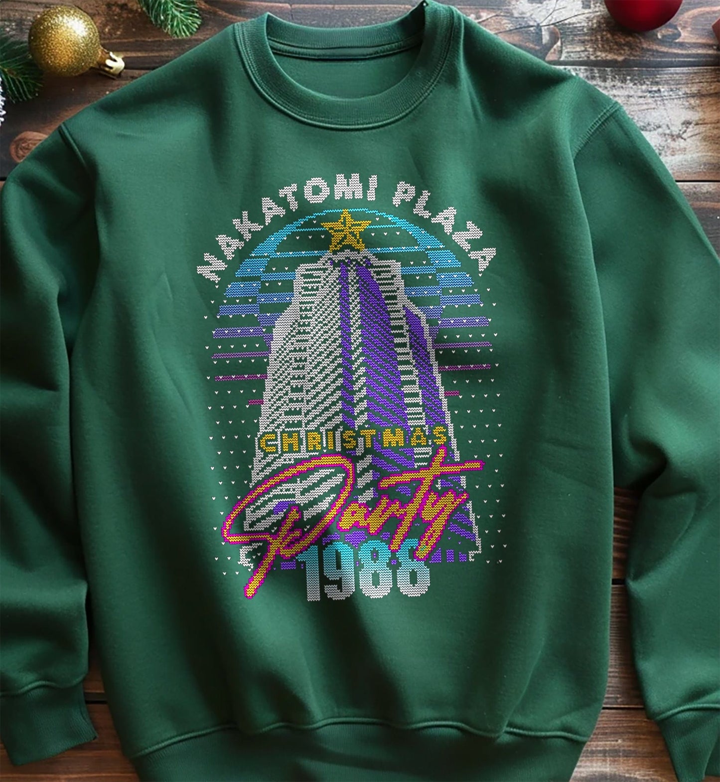 8bit Retro Nakatomi Plaza Sweatshirt