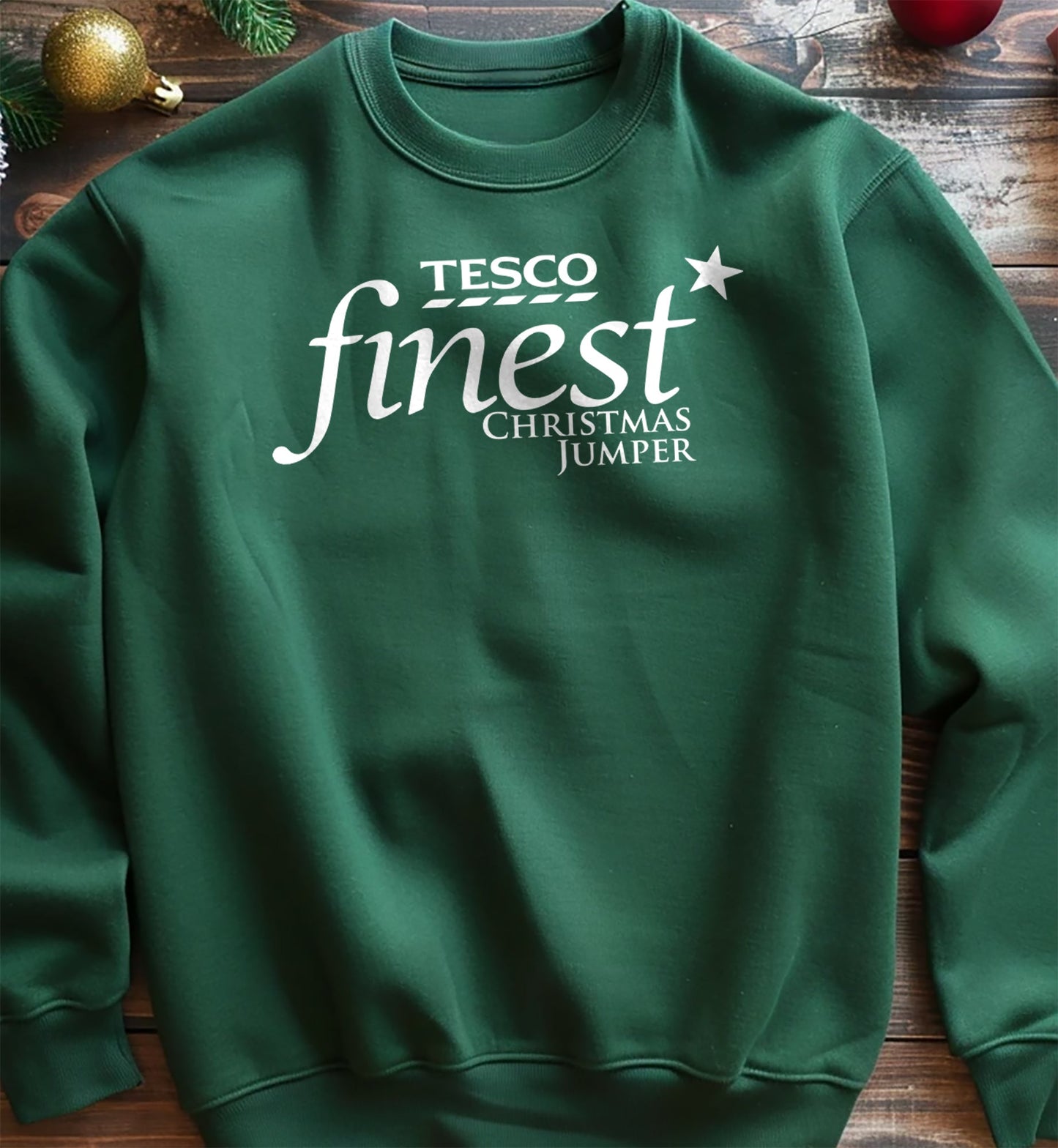 Supermarket Finest Jumper - A Hilarious Holiday Sweatshirt