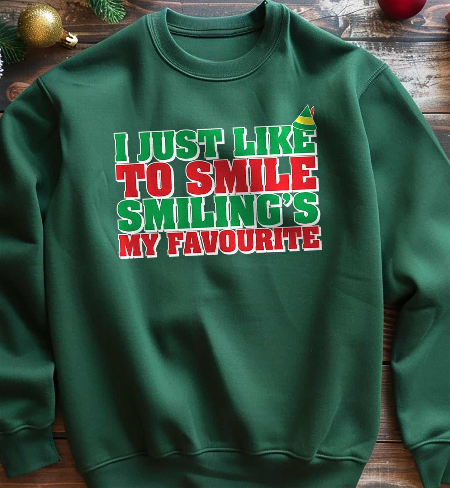 I Just Like to Smile Sweatshirt