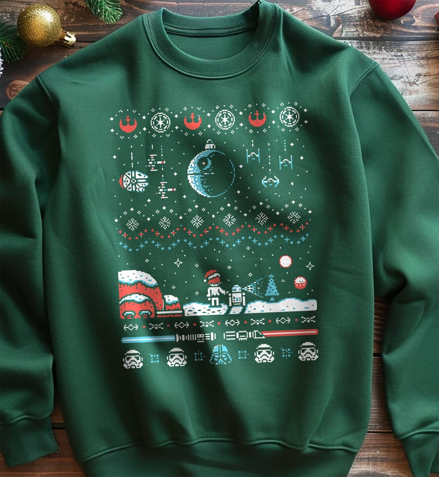 Galaxy Battle Christmas Sweatshirt