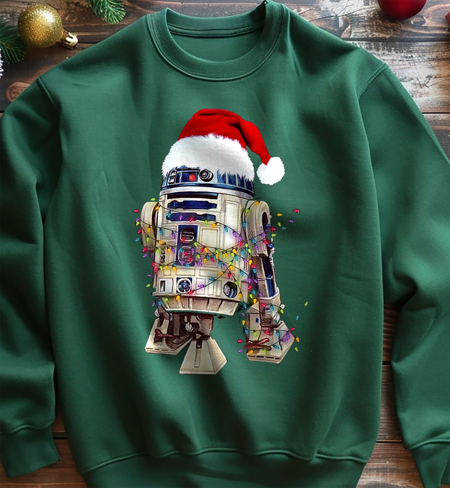 R2-D2 Christmas Hat Sweatshirt