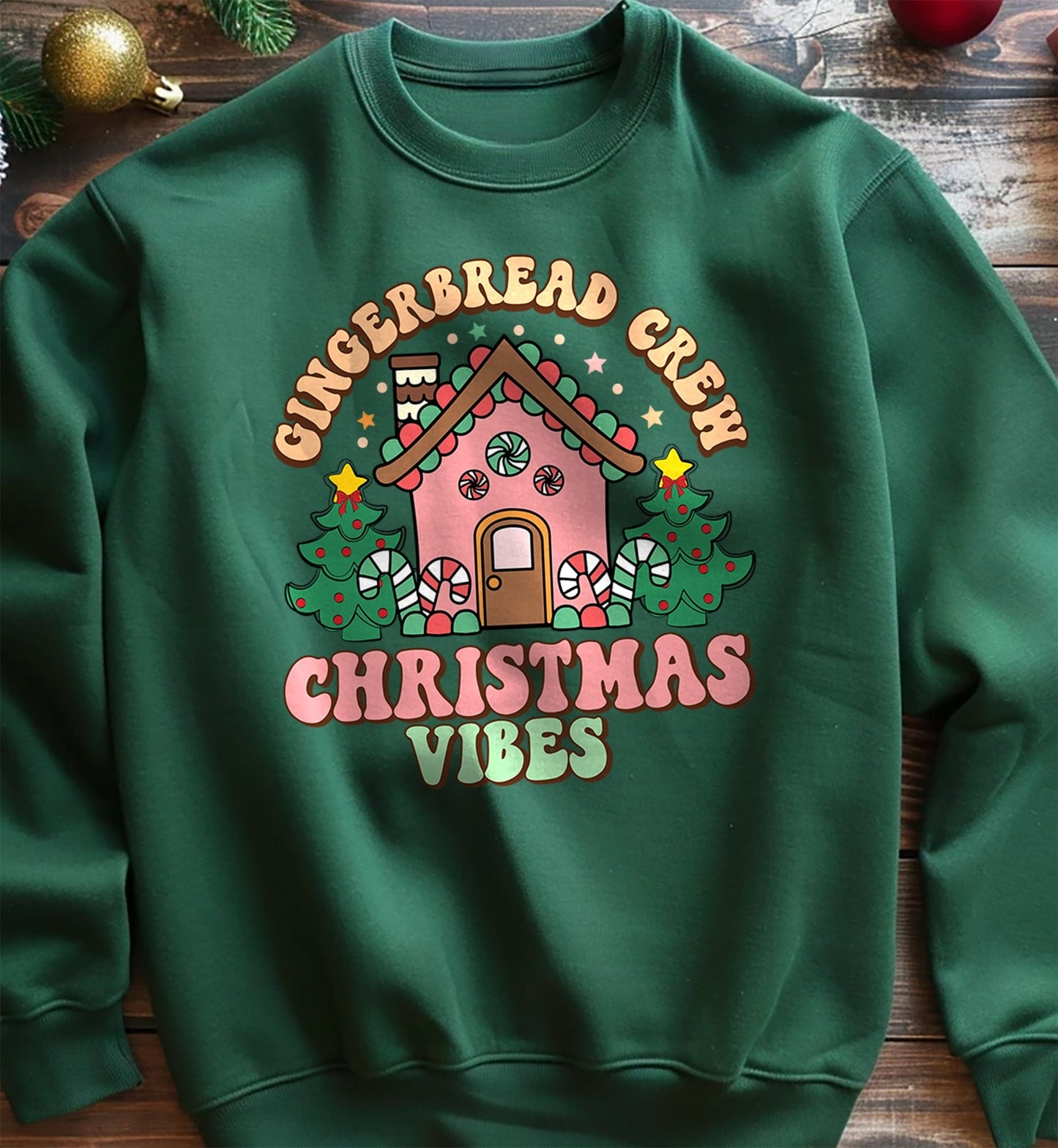 Gingerbread Christmas Vibes Sweatshirt