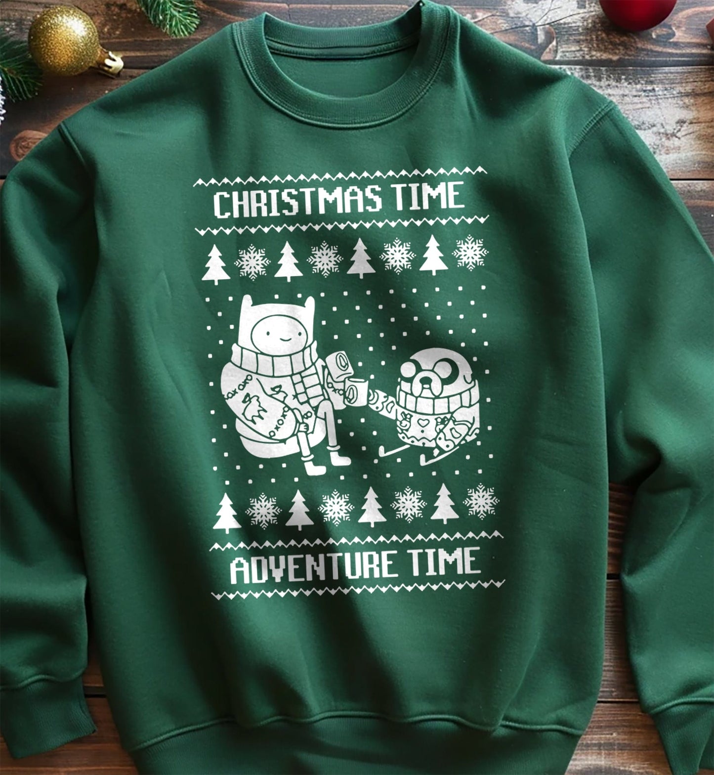 Adventure Time Christmas Sweatshirt